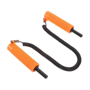 Yardwe Compact Orange Ice Pick Crusher with Retractable Spike for Versatile Ice Fishing and Outdoor Use