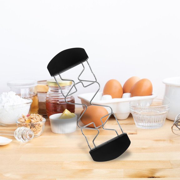 Yardwe Compact Stainless Steel Toaster Rack Easy to Clean Dishwasher Safe Bread Grill