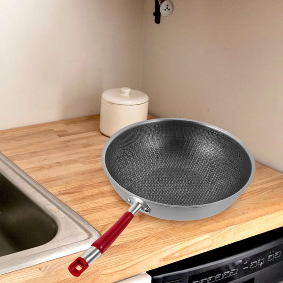 Yardwe Detachable Pot Handle Plastic Red For Cooking 1Pack