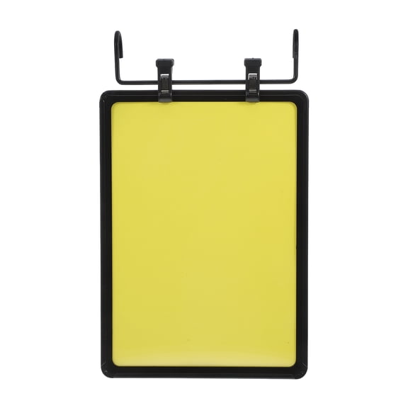 Yardwe Double Sided Plastic Hanging Price Sign Board Writable Erasable Display Tag for Retail and Hotel Use