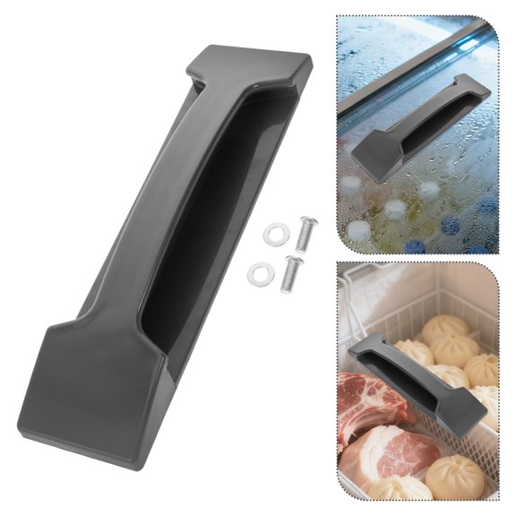 Yardwe Ergonomic Grey Refrigerator Handle Replacement with Easy Installation for Freezer and Kitchen Cabinets