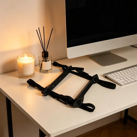 Yardwe Ergonomic Under Desk CPU Stand with Adjustable Wide Range Clamp and Secure Suspension Rack