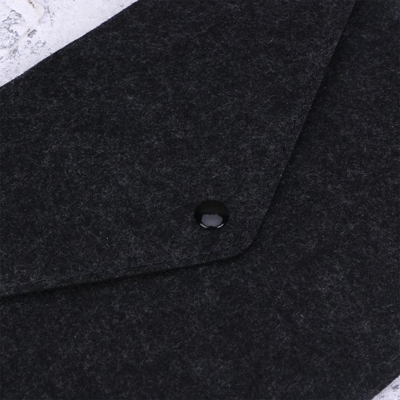 Yardwe Felt Tablet Protective Cover Dark Grey Easy Remove and Install Scratch Resistant