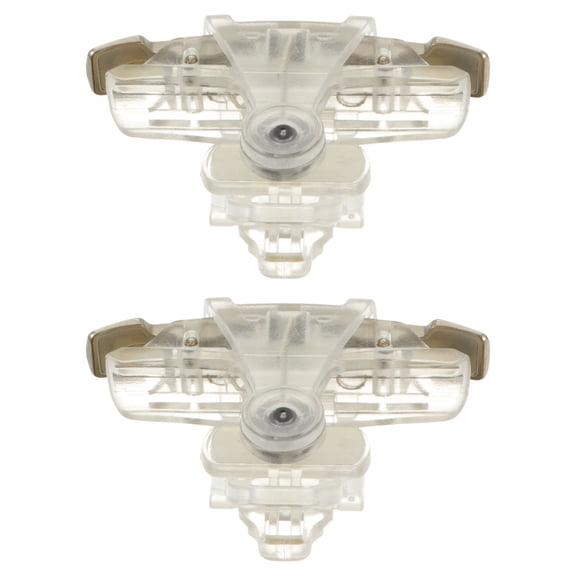 Yardwe Game Joystick Buttons for Mobile Gaming Transparent Plastic Metal Continuous Shooting 1 Pair