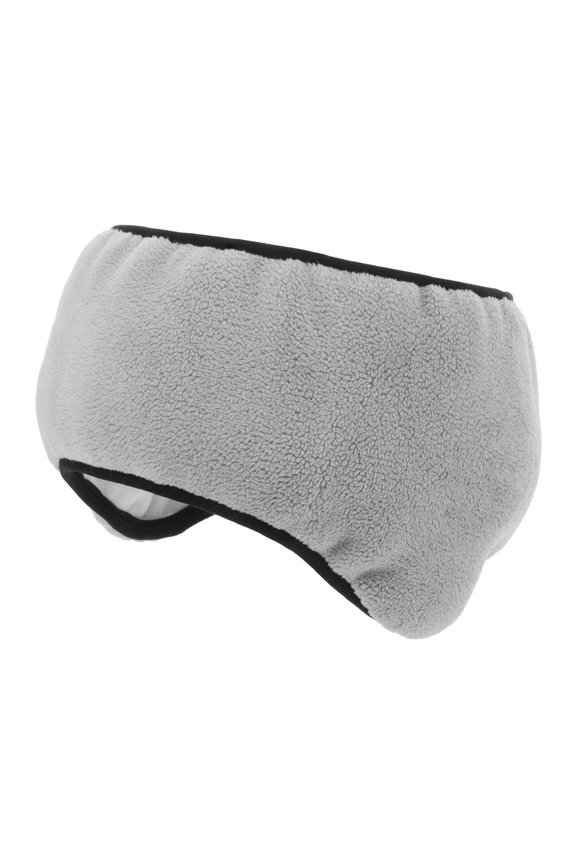 Windproof Grey Ear Warmers for Winter Noise Cancelling Soft Material