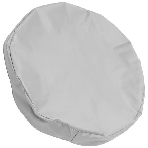 Yardwe Grey Oxford Cloth Water Bucket Cover with Adjustable Drawstring for All-Weather Protection