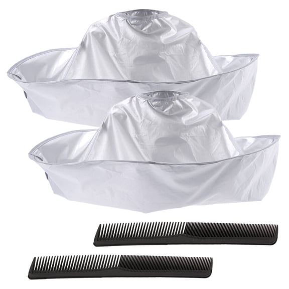 Yardwe Professional Hair Salon Cape White 2Pcs