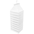 thumbnail image 1 of Yardwe Multi Layer Closet Organizer White Hanging Storage Bag Easy to Clean and Space Saving, 1 of 8