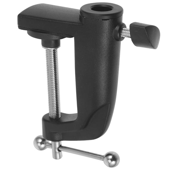 Yardwe Heavy Duty Black Table Mount Clamp with Ergonomic Adjustable Positioning for Desks