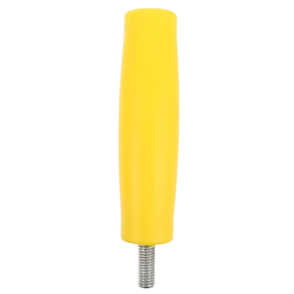 Yardwe Home Gym Cable Handles Yellow with Extended Grip for Fitness Equipment Use