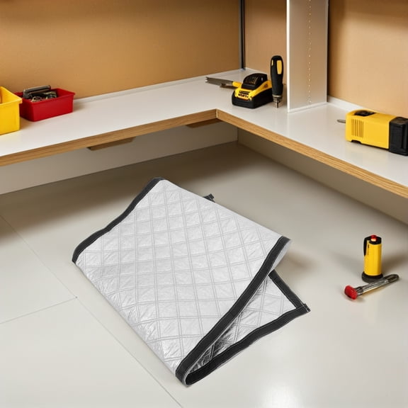 Yardwe Home Use Plated Silver Insulated Refrigerator Cover Waterproof for Freezers and Fridges