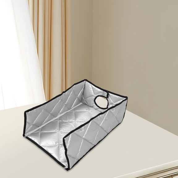 Yardwe Insulated Boiler Protector Plated Silver Cover for Wall Mounted Gas Water Heater with Soundproofing