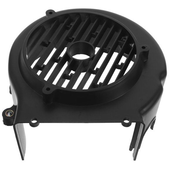 Yardwe Lightweight Black Plastic Engine Cooling Fan Cover for Motorcycle Protection