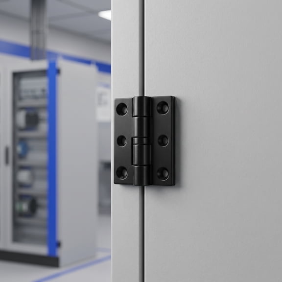 Yardwe Metal Black Cabinet Door Lock Hinge with Durable Zinc Alloy Construction for Home Use