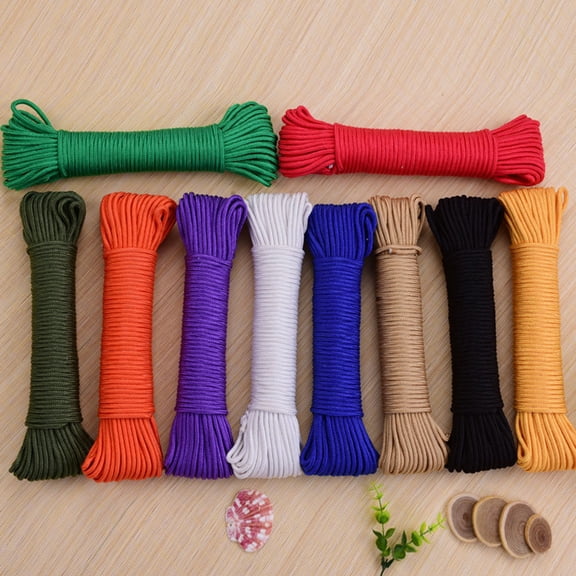 Yardwe Nylon Rope Rot Resistant for Outdoor Camping Clothesline and Fastening Blue Strong