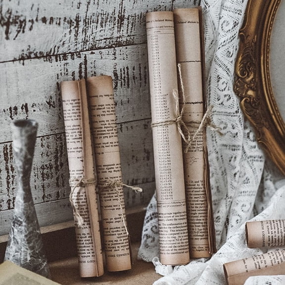 Yardwe Vintage Newspaper Photo Backdrop Paper Prop for Artistic Photography