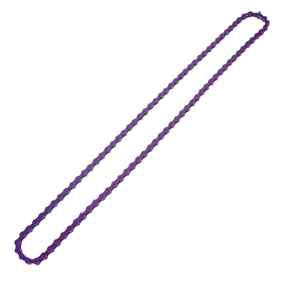 Yardwe Outdoor Purple Steel Bike Chain Single Speed with Fade Resistant Finish for Smooth Riding