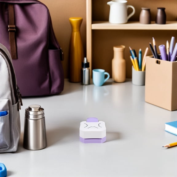 Yardwe Paper Corner Rounder Punch in Purple Smooth Action for Cardstock Book Binding and Crafting