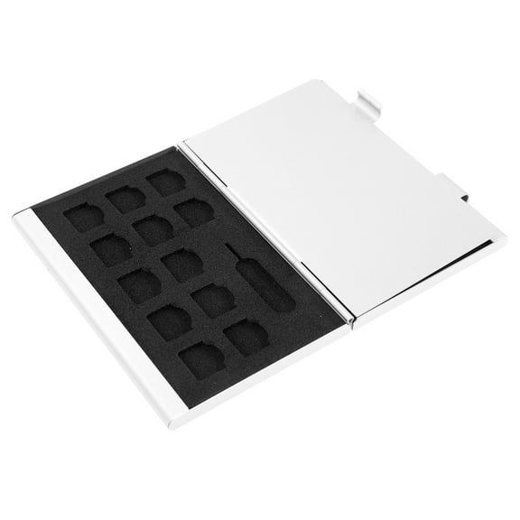 Yardwe Multi Colour Aluminium Sim Cards Holder for Secure Storage and Organization