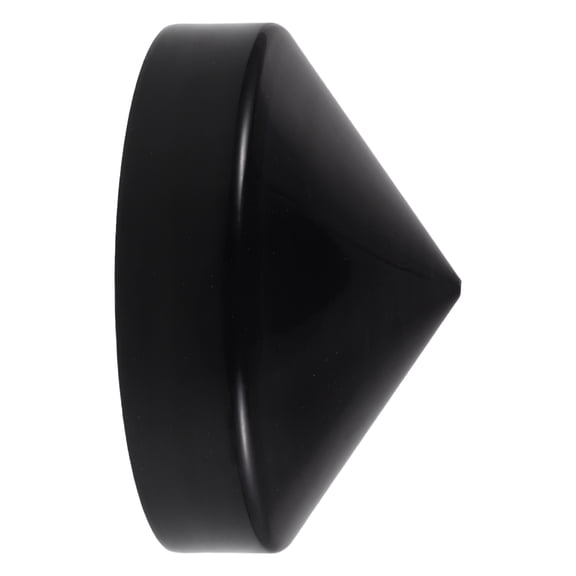 Yardwe Piling Cap for Docks Black Cone Style Plastic Protector with Anchor Holes for Secure Fit