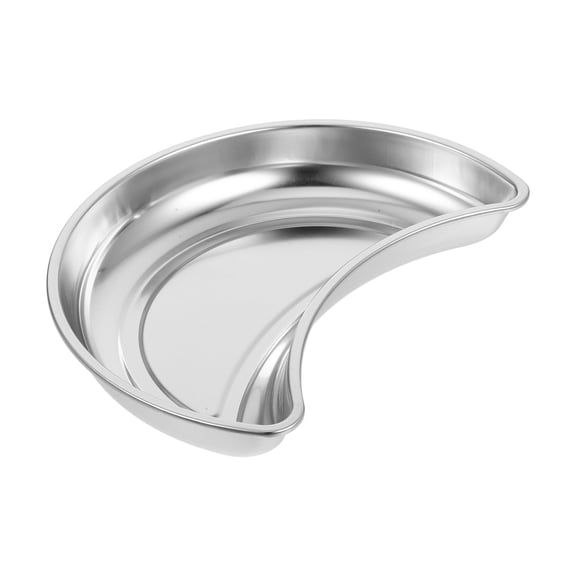 Yardwe Plated Silver Stainless Steel Decorative Tray for Table Serving Coffee Tea with Elegant Turkish Finish
