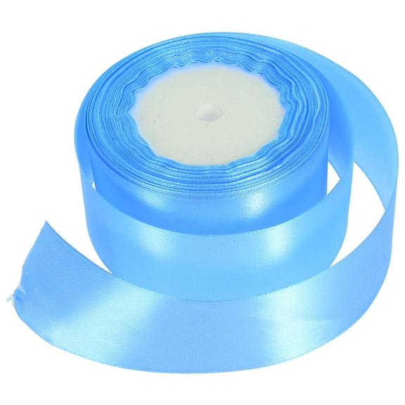 Yardwe Polyester Ribbon Sky Blue for Present Wrapping and DIY Craft Decorations