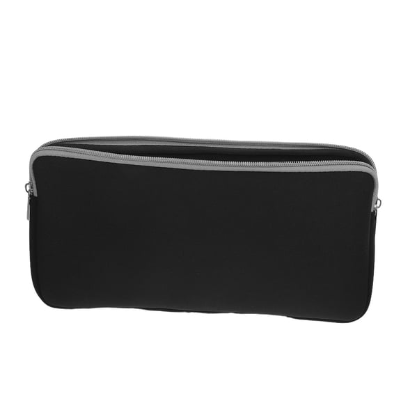 Yardwe Portable Black Keyboard Carrying Case Neoprene Zipper Pouch with Storage for Electronics