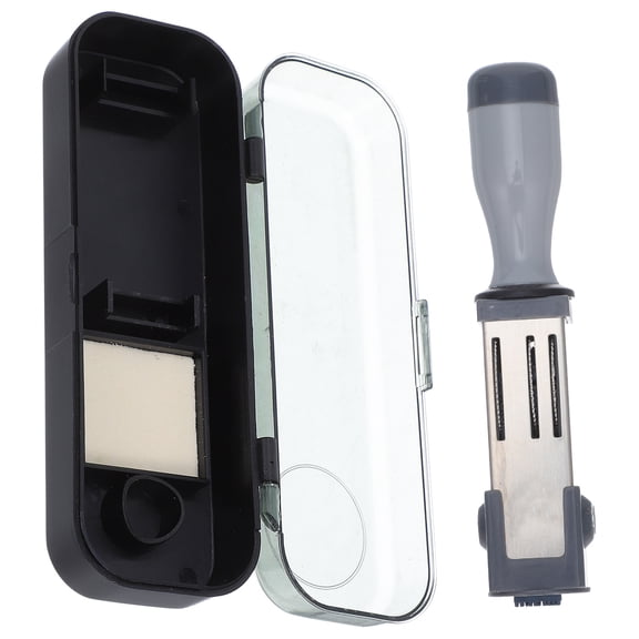 Yardwe Portable Date Stamp Self Inking Handheld Multi Use Date Stamper for Documents and Office Use