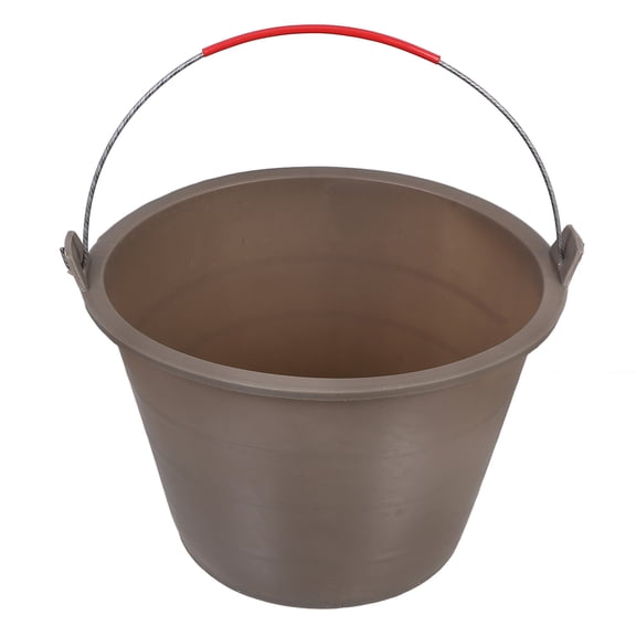 Yardwe Portable Storage Bucket Plastic Cement Bucket for Workers 1Pcs