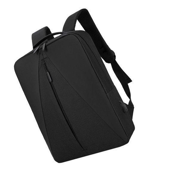 Yardwe Portable Tablet Backpack Black Large Capacity Laptop Carrier with Fine Texture and Durable Material