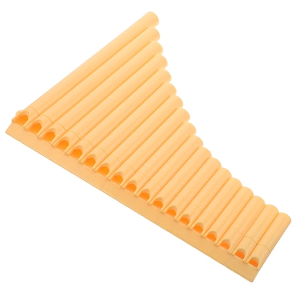 Yardwe Portable Yellow Pan Flute Chinese Traditional Folk Instrument for Student Practice and Stage Use