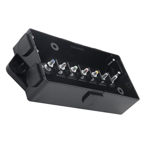 Yardwe Power Junction Box for Trailer Wiring with Weatherproof Plastic Enclosure