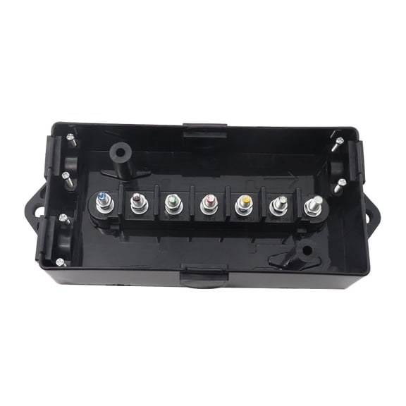 Yardwe Power Junction Box for Trailer Wiring with Weatherproof Plastic Enclosure