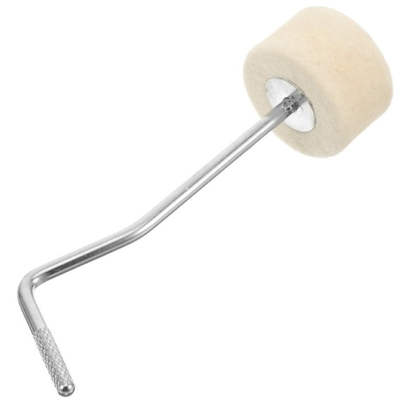 Yardwe Durable Metal Felt Bass Drum Pedal Hammer for Drum Performance