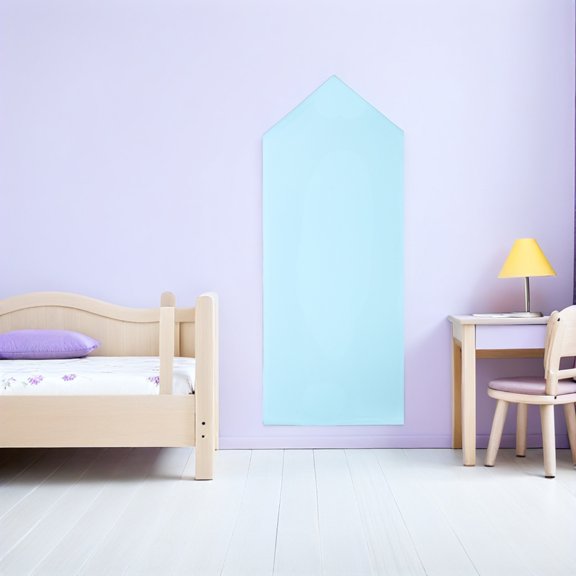 Yardwe Reusable Sky Blue Whiteboard Wall Sticker for DIY Space Saving Note Taking
