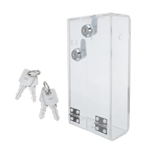 Yardwe Acrylic Phone Storage Locker, Clear Design for Home, Efficient and Secure