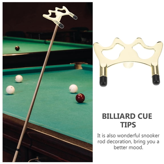 Yardwe Sleek Copper Pool Bridge for Pool Cue Rest and Precise Control in Competitive Billiards