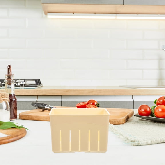 Yardwe Stable and Sturdy Tofu Maker Mold in Light Yellow with Smooth Surface for Easy Cleaning