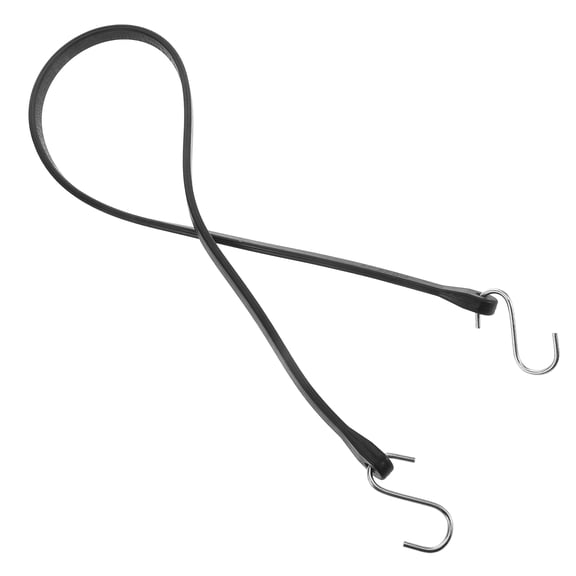 Yardwe Tarp Tie Downs Rubber Strap Black for RV Accessories 1Pack