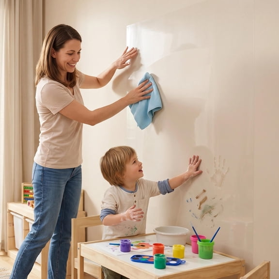 Yardwe Transparent Oil Proof Sticker Wall Protector Film PP Protective For Countertop DIY Enthusiasts 1Pcs