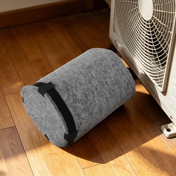 Yardwe Universal Air Conditioner Noise Reduction Blanket Grey Heatproof Sound Absorption Wrap