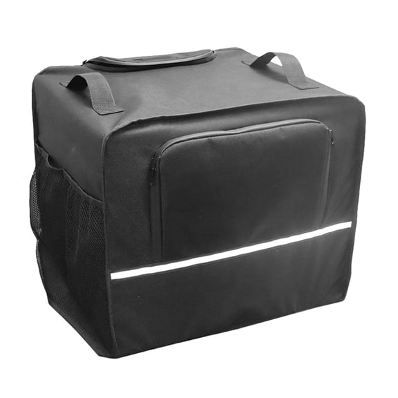 Yardwe Universal Black Generator Cover Waterproof Heavy Duty Outdoor Protector with Mesh Storage