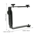 Yardwe Universal Camera L Bracket L Bracket Camera Plastic Matte ...