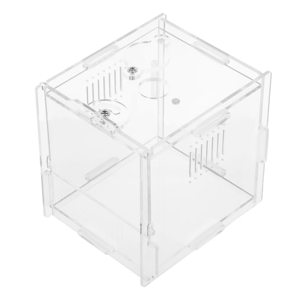 Yardwe Versatile Acrylic Terrarium Breeding Box for Snake Gecko and Spider Habitat