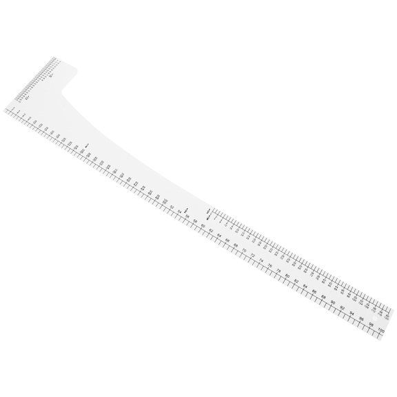 Yardwe Versatile Sewing Measuring Tool with Curved and Angle Features for Pattern Drafting