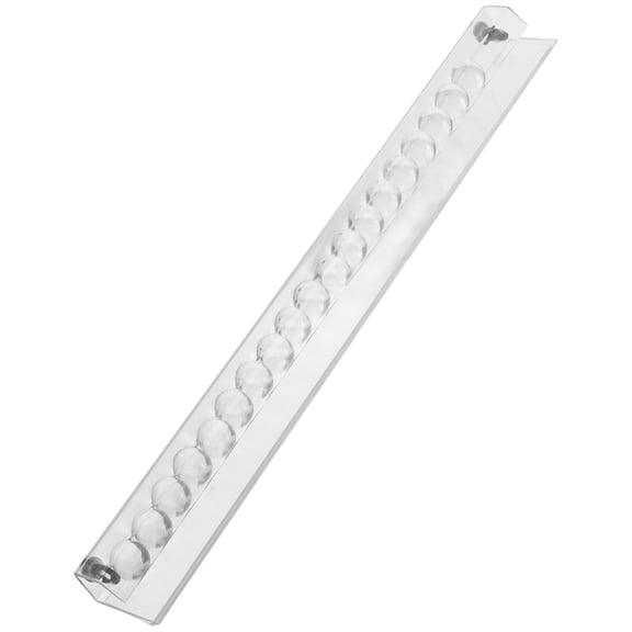 Yardwe Versatile Transparent Ticket Holder Rail for Kitchen Restaurant Orders with Bead Track Security