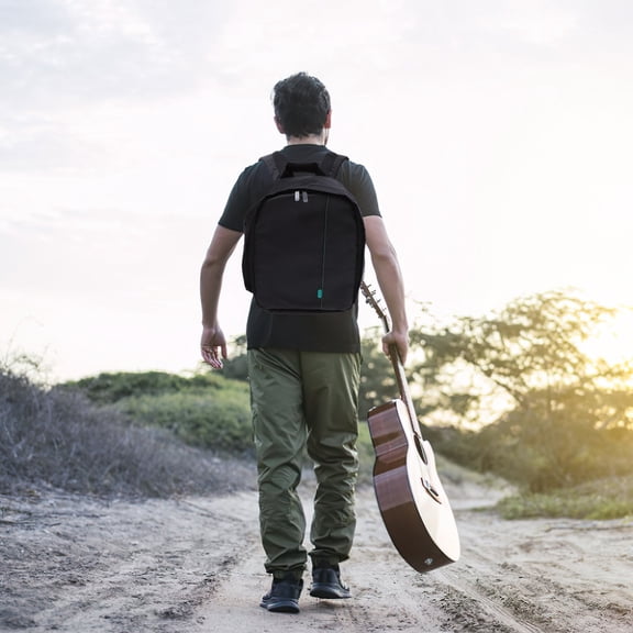 Yardwe Water-Resistant Green Camera Backpack with Breathable Polyester Lining and Rain Cover