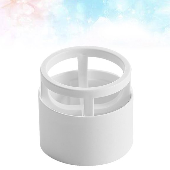 Yardwe White ABS Sponge Drying Rack and Stand Storage for Makeup Puff with Creative Stylish Design