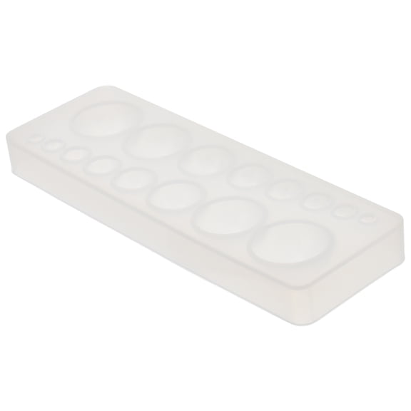 Yardwe White DIY Mold Board for Resin Time Shape Pendants Easy to Demold and Store