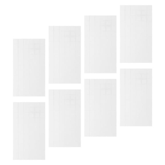 Yardwe White Foam Adhesive Squares Double Sided Foam Dots for Craft and Model Assembly